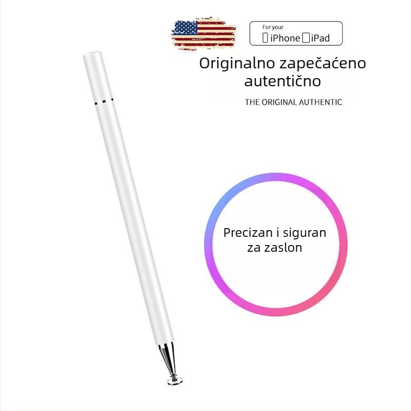 2-u-1 magnetski kapacitativni stylus s diskom za telefon i tablet