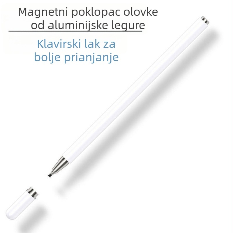 2-u-1 magnetski kapacitativni stylus s diskom za telefon i tablet