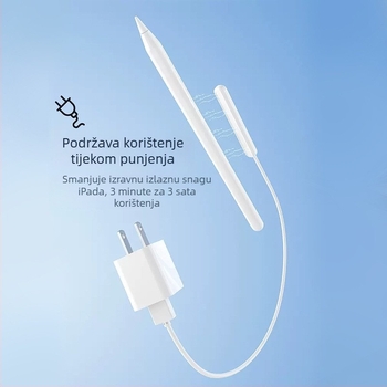 Bežični magnetski punjač za kapacitivni stylus, kompatibilan s Apple Pencil 2. generacije