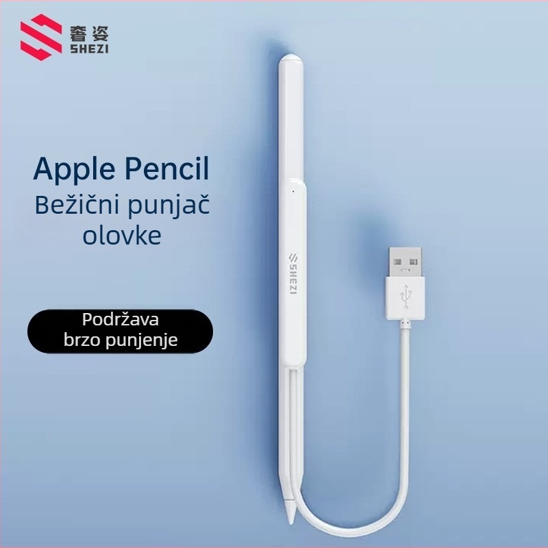 Bežični magnetski punjač za kapacitivni stylus, kompatibilan s Apple Pencil 2. generacije