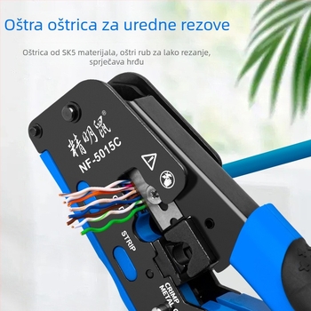 Smart Mouse NF-5015C Kliješta za mrežni kabel, 6P/8P, višenamjenski alat za rezanje žica