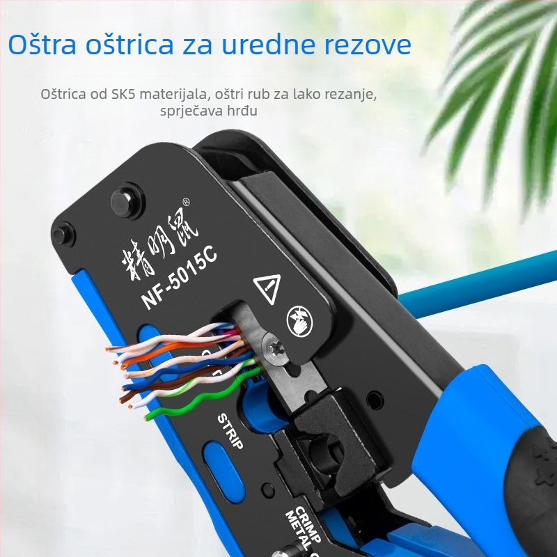 Smart Mouse NF-5015C Kliješta za mrežni kabel, 6P/8P, višenamjenski alat za rezanje žica