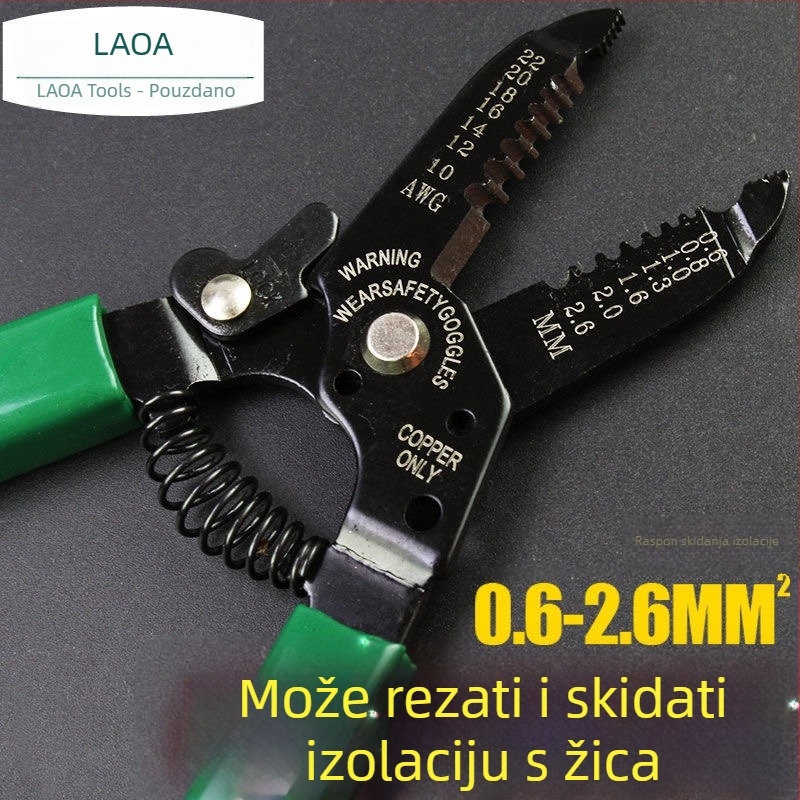 7-inčni lagani odizolator za žice, višenamenske električarske kliješta, ručni izvlačivač žica