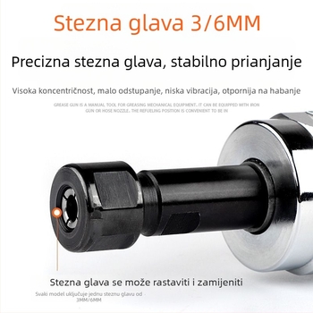 ULEMA Pneumatska brusilica s držačem 3–6 mm za popravak i poliranje guma automobila