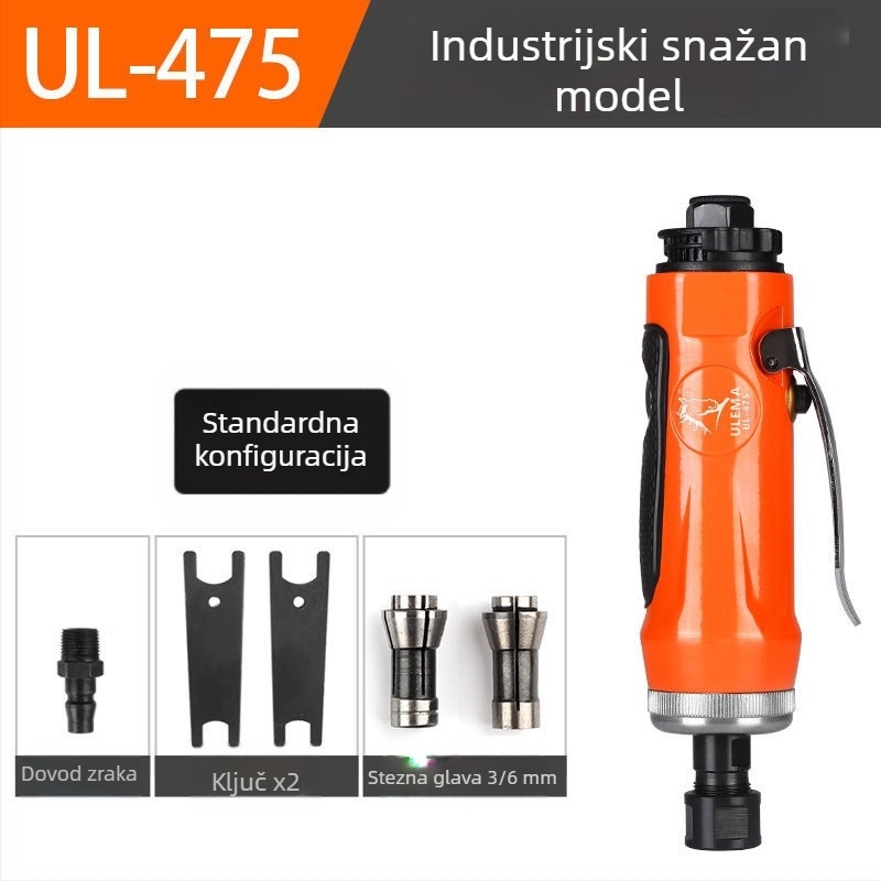 ULEMA Pneumatska brusilica s držačem 3–6 mm za popravak i poliranje guma automobila