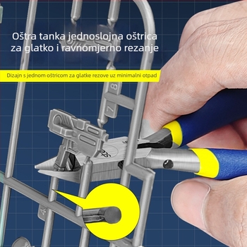 MS-104 jednostranični alat za rezanje sprue i ultra-tanke kliješta za slaganje Gundam vojnih modela