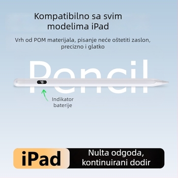 Specijalni kapacitativni stylus s digitalnim zaslonom za Apple iPad – magnetska olovka za crtanje i pisanje