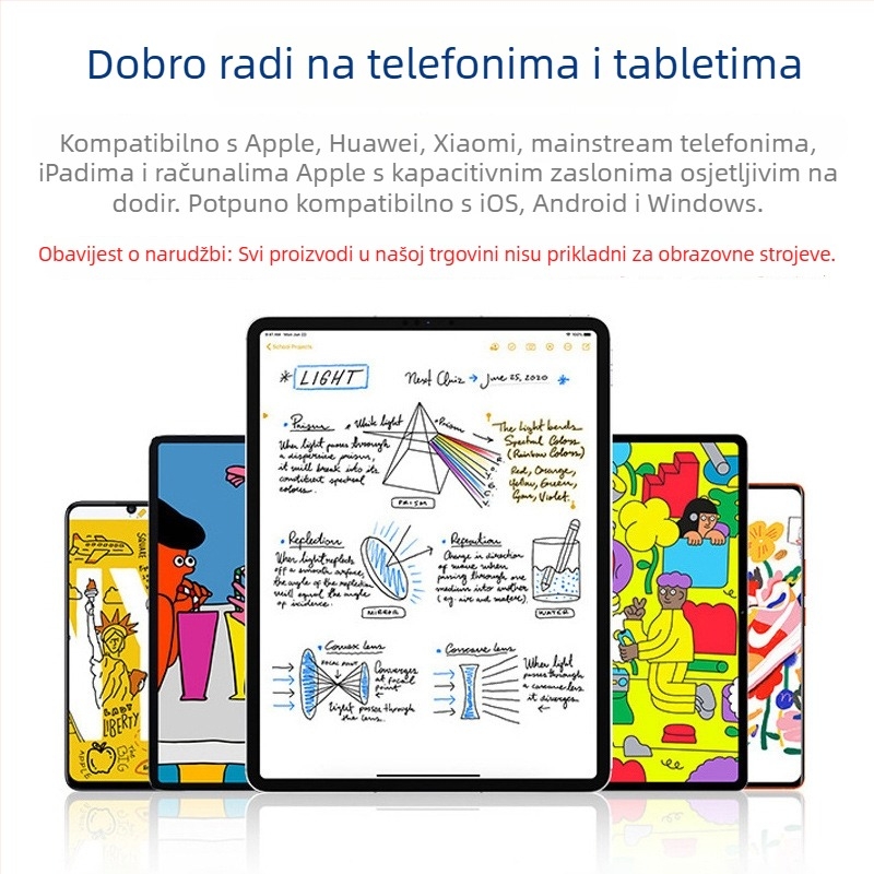 Specijalni kapacitativni stylus s digitalnim zaslonom za Apple iPad – magnetska olovka za crtanje i pisanje