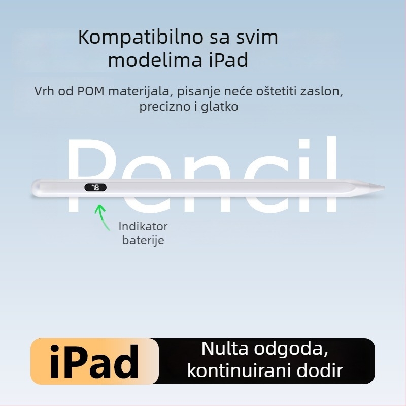Specijalni kapacitativni stylus s digitalnim zaslonom za Apple iPad – magnetska olovka za crtanje i pisanje