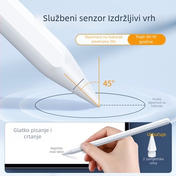 Kapasitivni stylus za Samsung tablet, univerzalno tijelo, magnetsko pričvršćivanje