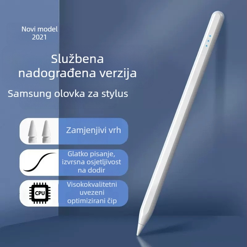 Kapasitivni stylus za Samsung tablet, univerzalno tijelo, magnetsko pričvršćivanje