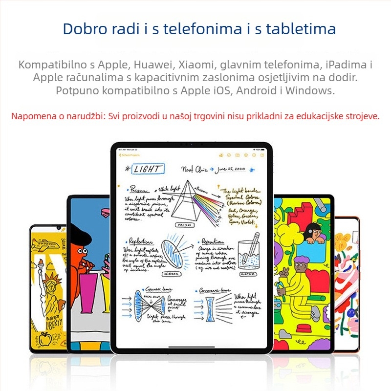 Magnetski kapacitivni stilus za iPad, prilagođen Apple Pencil