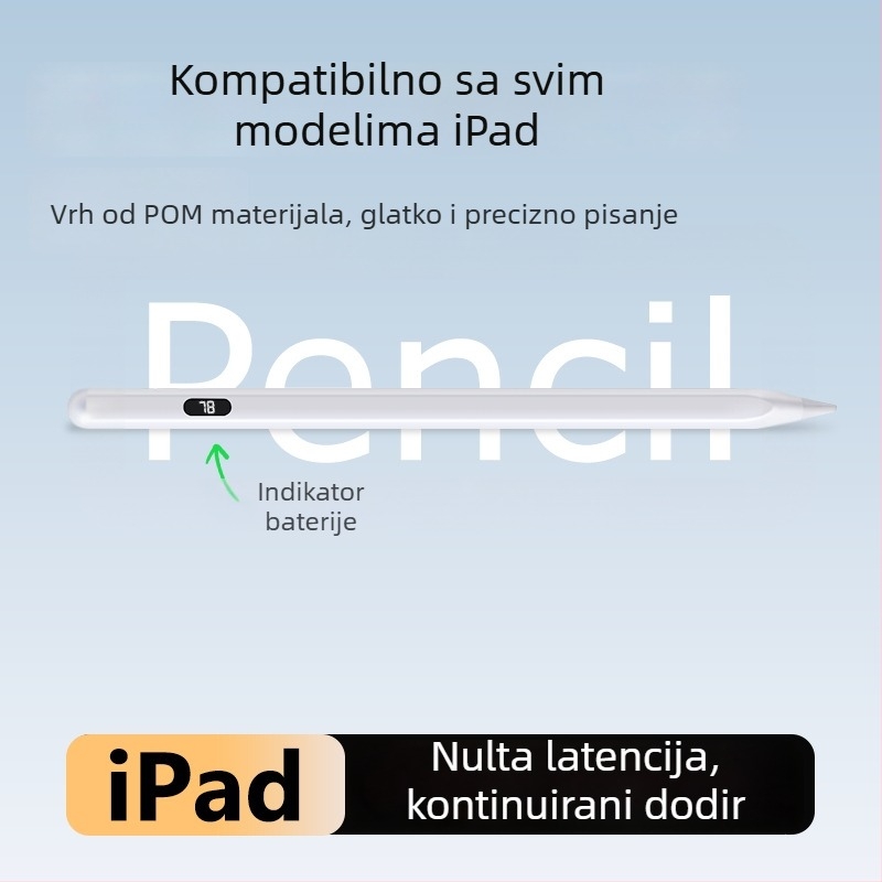 Magnetski kapacitivni stilus za iPad, prilagođen Apple Pencil
