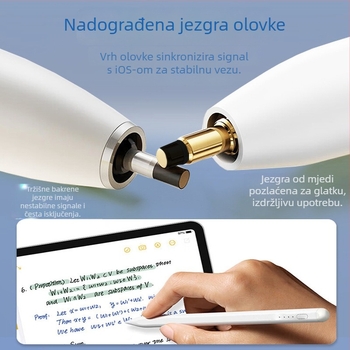 Specijalizirani kapacitativni stilus za iPad s magnetskim držačem, kompatibilan s Apple Pencil