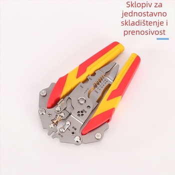 14-u-1 sklopljive kliješte za skidanje izolacije žica – višenamjenski alat za skidanje, razdvajanje, uvijanje i rezanje žica