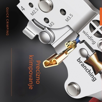 Zhongli Hardware 9-inčne višenamjerne industrijske kliješta za skidanje izolacije žica, nehrđajući čelik
