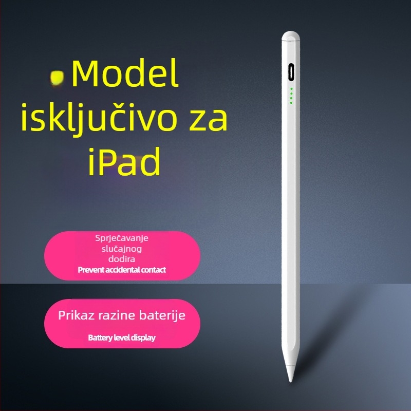Prilagođeni kapacitativni stylus za Apple iPad – aktivni magnetski stylus s zaštitom od slučajnog dodira