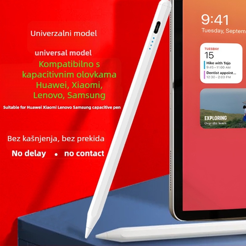 iPad stylus kompatibilan s Huawei kapacitivnom olovkom, Apple Pencil i univerzalnim kapacitivnim olovkom