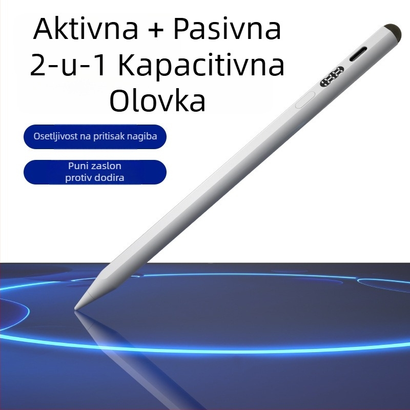 Univerzalno kapacitivno olovko s digitalnim zaslonom za tablete i telefone s Androidom i iOS-om.