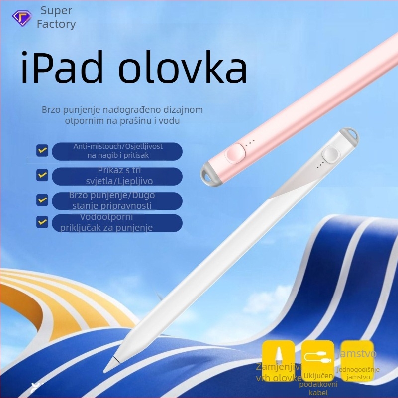Pencilpro stylus za dodirni zaslon za iPad, kapacitativna olovka za crtanje s magnetskim punjenjem