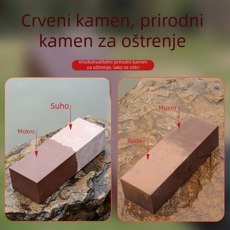 Veliki kućni kamen za oštrenje noževa, uljni kamen za kuhinjske nože, zeleni kamen i drugi tipovi kamenja za oštrenje