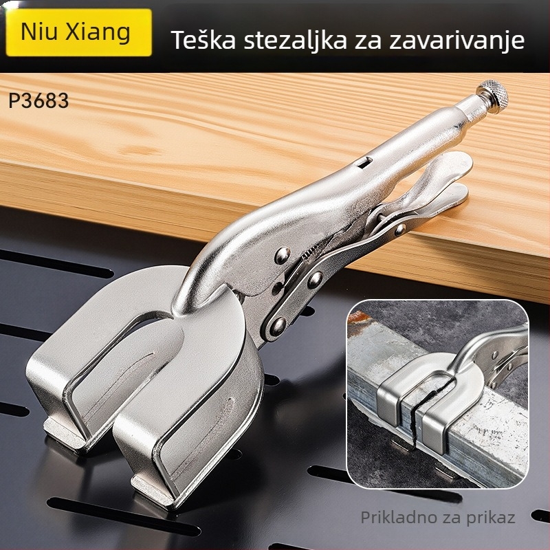 U-oblik klešta za zavarivanje, debeli dizajn, višestruke namjene, visoka tvrdoća, univerzalne, uštedu snage, podesivo, otvor 70 mm