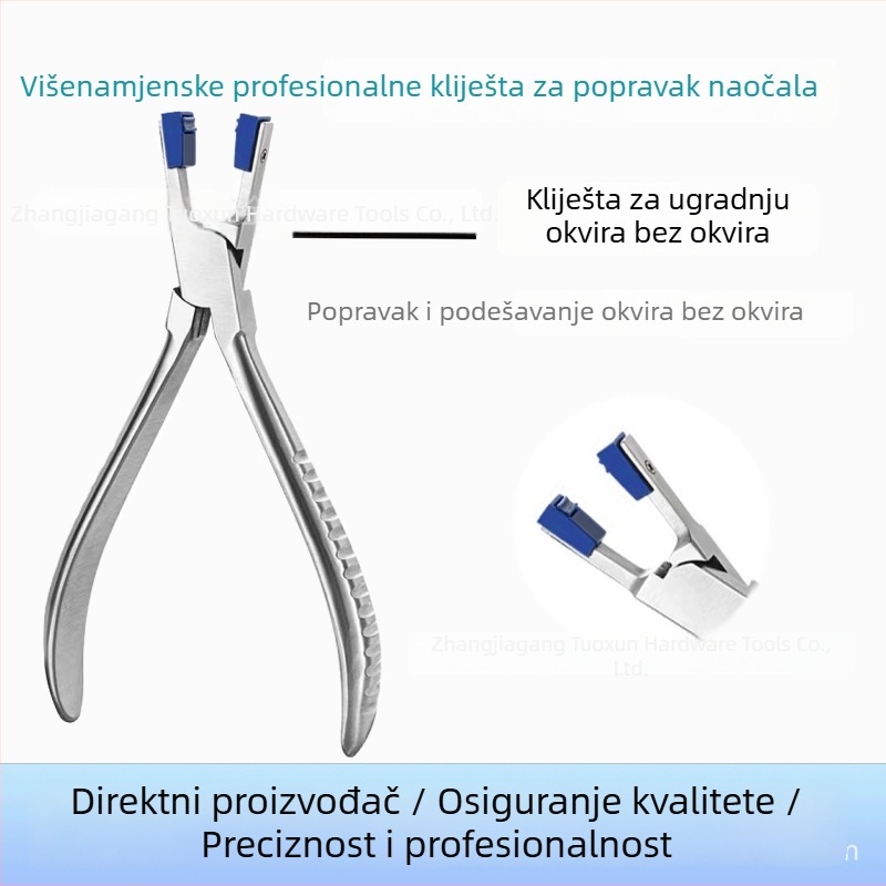 Alat za popravak i podešavanje naočala, kliješta za ugradnju bez okvira, višenamjenski kliješta, kliješta za demontažu