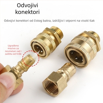 Brzi spoj za visokotlačni raspršivač, rotacijski spoj, M14×1.5, poljoprivredni raspršivač, odvojivi