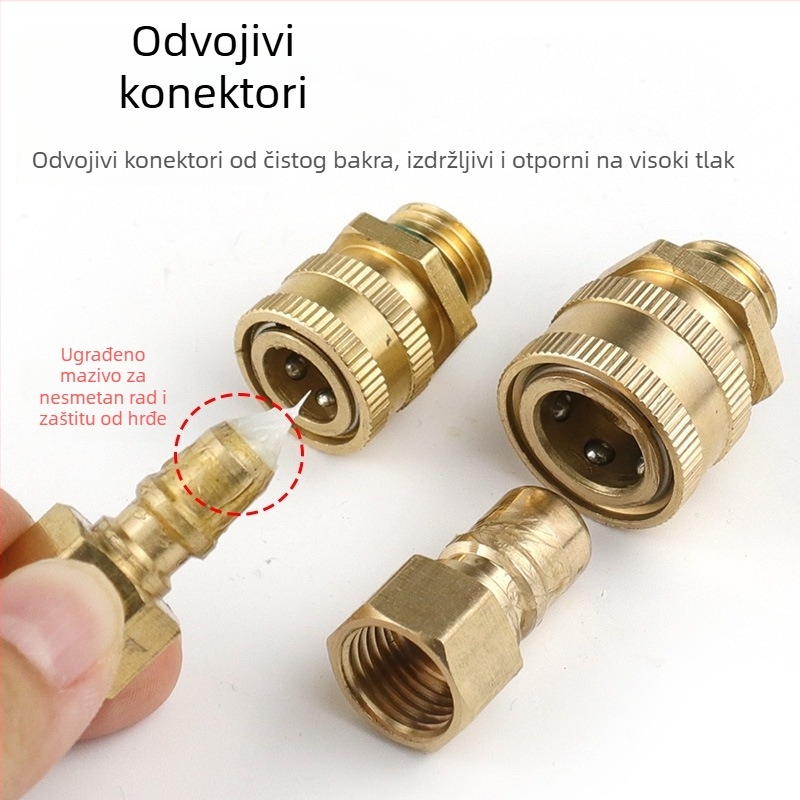 Brzi spoj za visokotlačni raspršivač, rotacijski spoj, M14×1.5, poljoprivredni raspršivač, odvojivi
