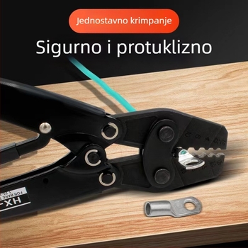 Kimuzi klešta za krimpanje terminala i žice, s mehanizmom s ratchetom, alat za električare