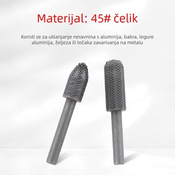 Set rotirajućih pilnika za drvo (5 kom.) – za drvo i mekani metal, uklanjanje hrđe, poliranje, uklanjanje oštrih ivica i proširenje rupa