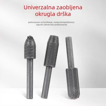 Set rotirajućih pilnika za drvo (5 kom.) – za drvo i mekani metal, uklanjanje hrđe, poliranje, uklanjanje oštrih ivica i proširenje rupa