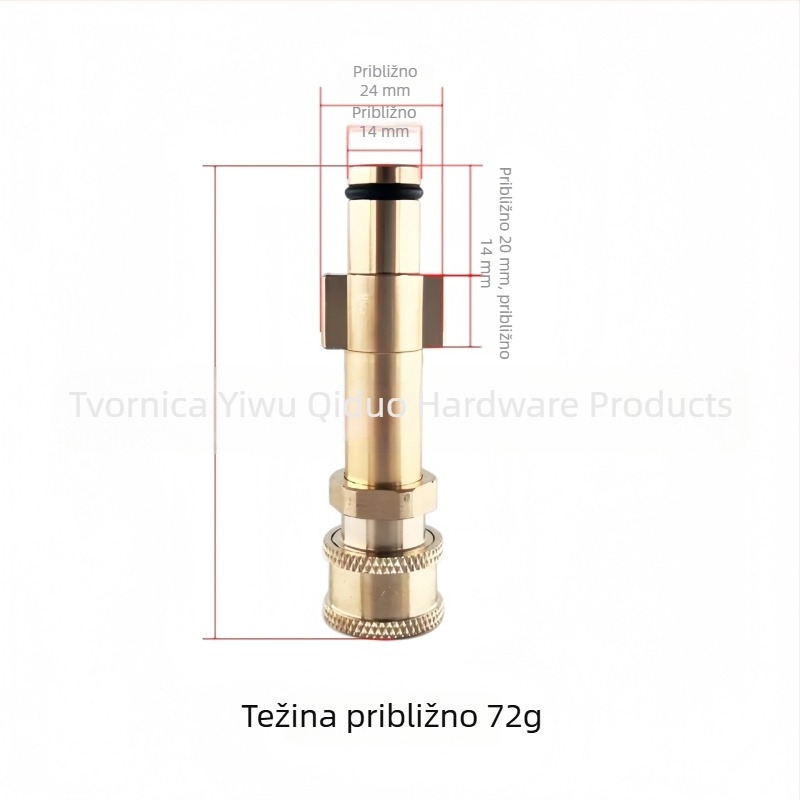 Univerzalni adapter 1/4 Quick-Connect za uređaje za pranje automobila Greenfield/Yili 5. serije