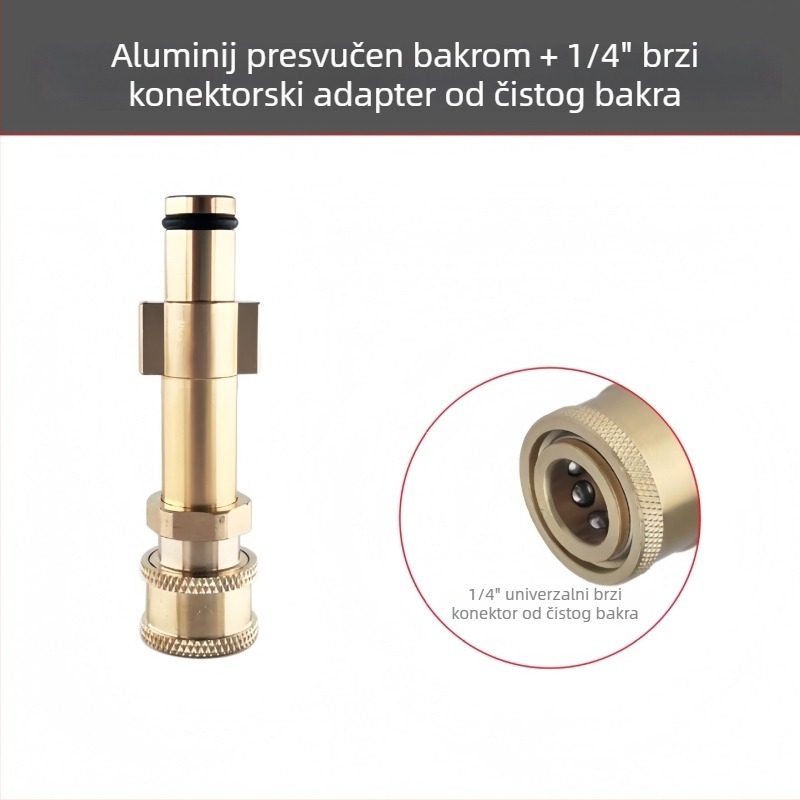 Univerzalni adapter 1/4 Quick-Connect za uređaje za pranje automobila Greenfield/Yili 5. serije