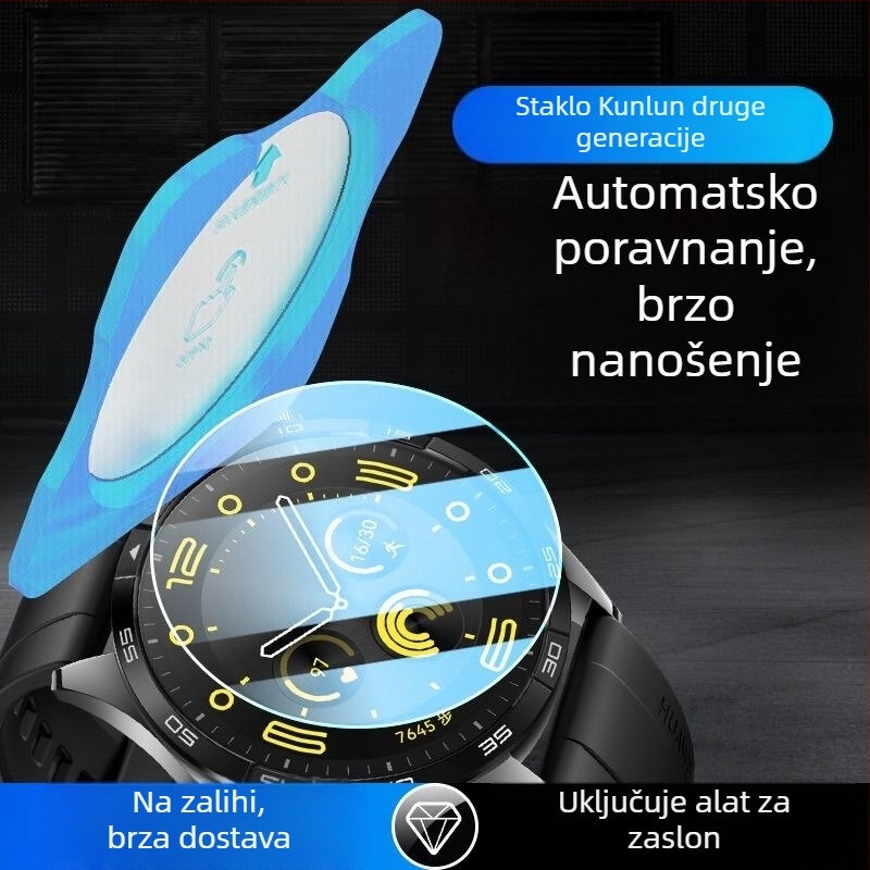 Huawei Watch GT5/GT6 zaštitno staklo za ekran, potpuno prekrivanje, otporan na otiske prstiju, samoregenerirajuće