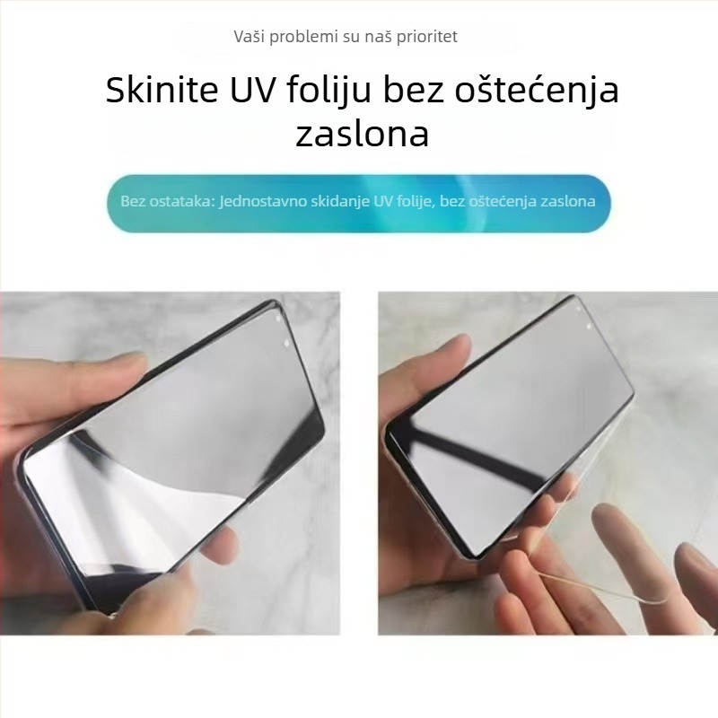 Kaljeno staklo za zaštitu zaslona za Honor MagicV5 i MagicV3, HD UV premaz, puna zaštita zaslona, anti-prstni otisci, zaštita od prašine, otpornost na pad