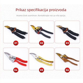 Vrtne škarice za grančice voća, obrezivanje debelih grana, rezanje cvijeća i bonsaija, voćna stabla
