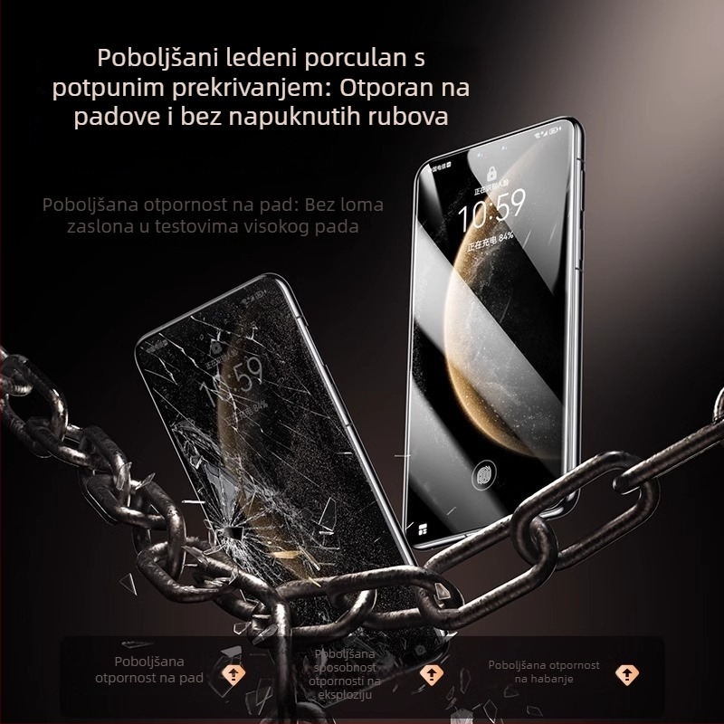 Keramički zaštitni film za zaslon Huawei Mate60 Pro, HD 4Pro, cijeli zaslon, otporno na pad i prašinu, Pura70