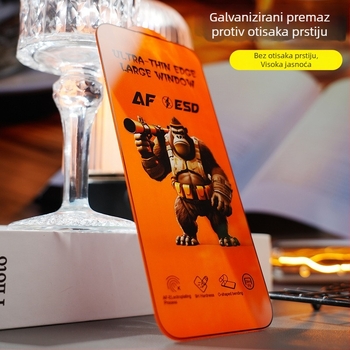 Zaštitnik zaslona za iPhone 17 Pro Max s zaštitom privatnosti – potpuno prekrivanje, uski rub, kaljeno staklo, HD jasnoća, anti otisci, prašina, otpornost na pad