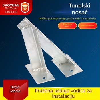 Držači za kabel od pločastog željeza, toplo pocinčani prsteni, prilagodljivi za napajanje, telekomunikacije i optičke kablove