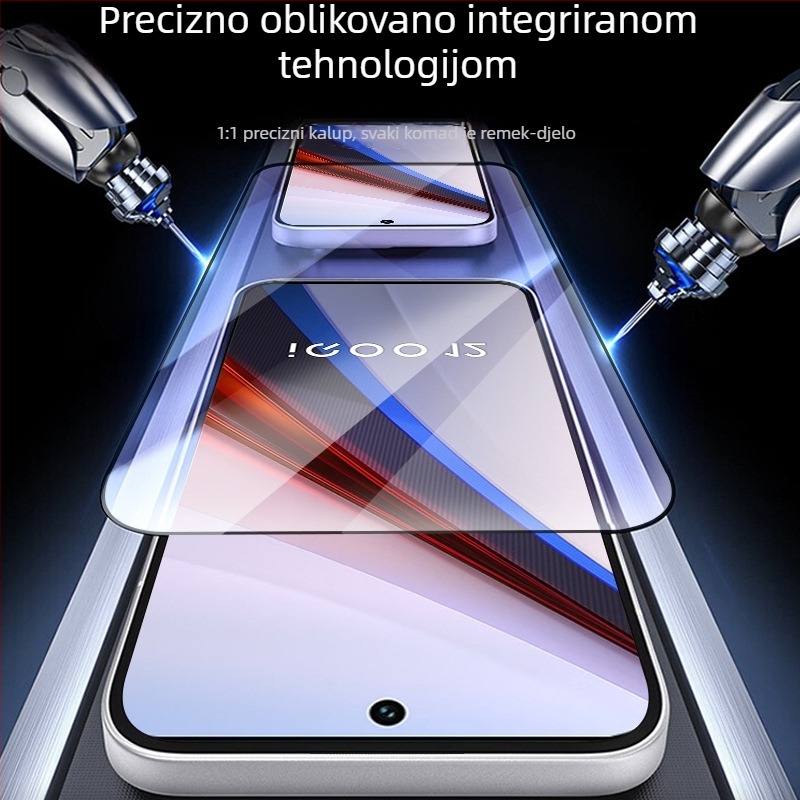 Zaštita zaslona od kaljenog stakla za IQOO 15 Ultra i IQOO Z11 Turbo uz kutiju za bezprašnjenu instalaciju