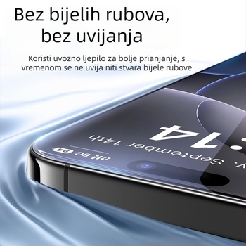 Zaštitno staklo zaslona za iPhone 17E, matirano kaljeno staklo, HD jasnoća, ravna rub, sitotisak
