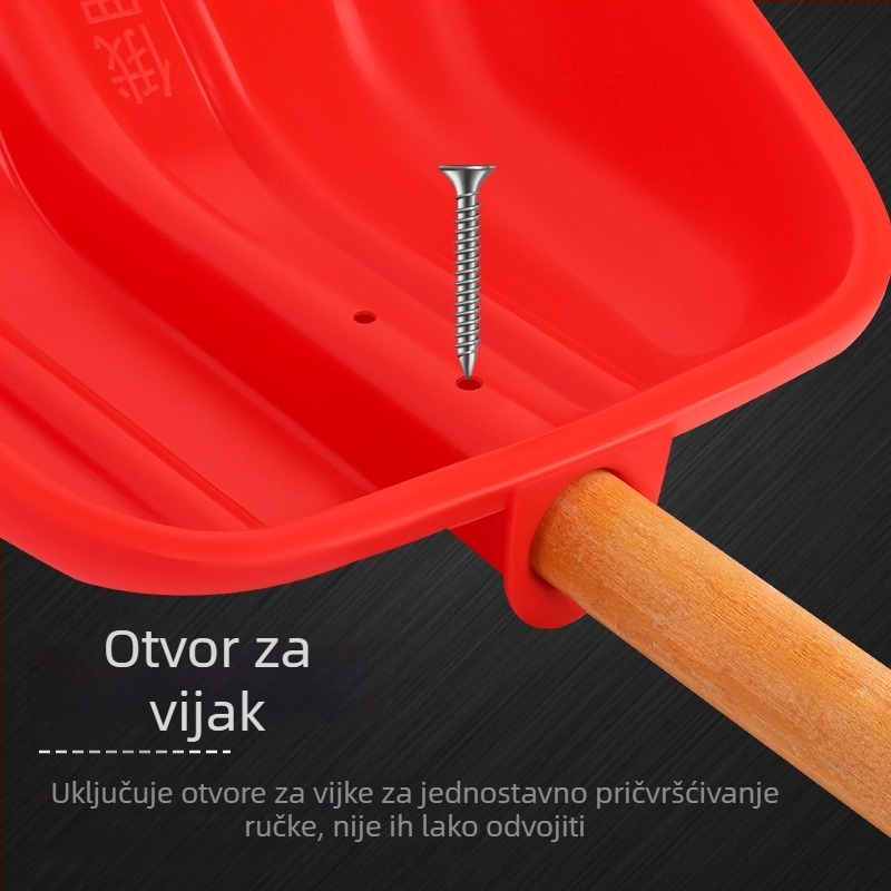 Poljoprivredna plastična lopata, kaljeni plast, alat za poljoprivredu, lopata za uklanjanje snijega, debela i otporna na habanje, velika za rižu i kukuricu