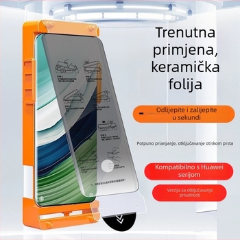 Potpuno ljepivi zaštitni keramički film za zaslon s anti-peep za Huawei Mate70 Pro i Nova13 Pro