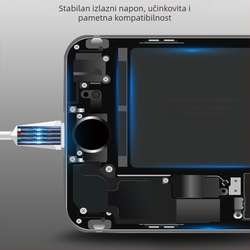 VPB dijamantni USB kabel za iPhone X, 7/8 i 6 Plus — kabel za podatke i napajanje
