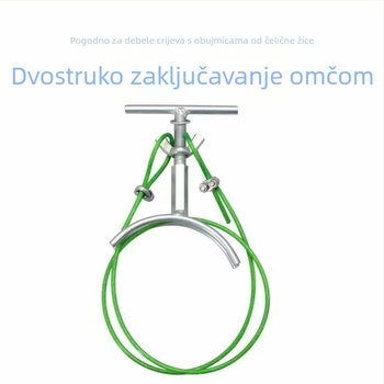 Poljoprivredna nova verzija kapljičnog navodnjavanja: traka za kapljično navodnjavanje, ulaz/izlaz vode, čelične sajle stezaljke, stezaljke za cijevi