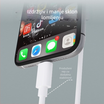 Shangying 5A kabel brzog punjenja s više sučelja (Lightning, Micro USB, USB-C) duljine 1–2 m