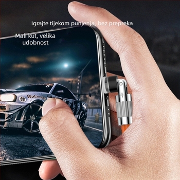 540° rotirajući magnetski USB-C kabel za brzo punjenje, kompatibilan s Apple, Android i Huawei pametnim telefonima