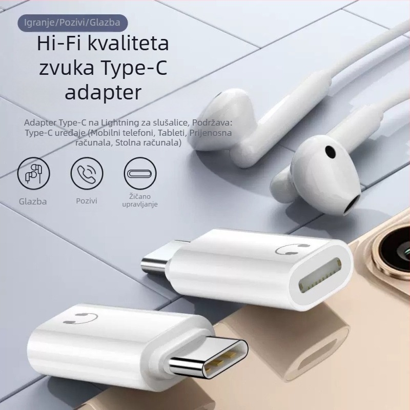 USB-C na Lightning audio adapter za iPhone