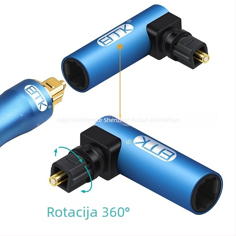 SPDIF optički digitalni izlaz adapter i konektor optičkog kabela